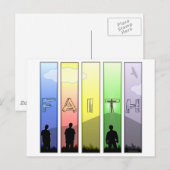 フェイス クロス ポストカード (正面/裏面)