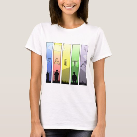 フェイス クロス Tシャツ (正面)