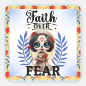 フェイス スガークラ スカル スクエアシール (正面)