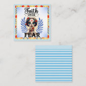 フェイス スガースカル ノートカード (正面/裏面)