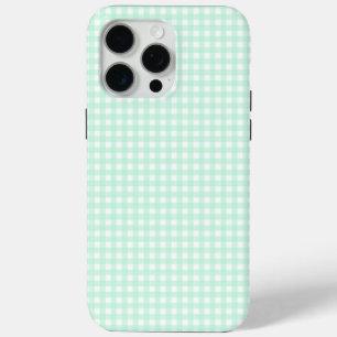 フェイズ&ローレンブライトグリーンギンガム iPhone 15 PRO MAXケース