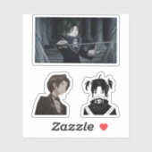 フェイタンのポルノのハンターxハンターアニメステッカーパック シール (シート)