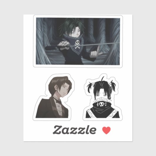 フェイタンのポルノのハンターxハンターアニメステッカーパック シール (シート)