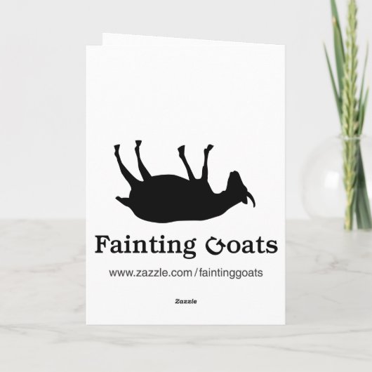 フェイティンヤギ誕生日 カード (裏面)