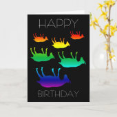 フェイティンヤギ誕生日 カード (黄色い花)