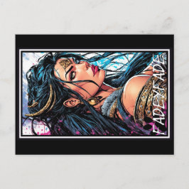 フェイディーバーバリアン漫画スタイル02 ポストカード