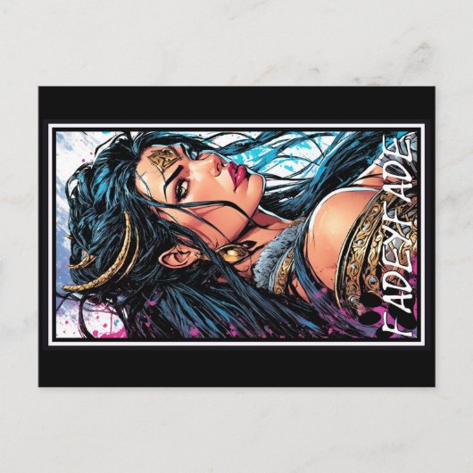 フェイディーバーバリアン漫画スタイル02 ポストカード (正面)