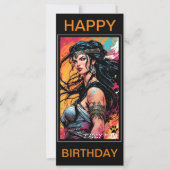 フェイディーバーバリアン漫画01誕生日カード (正面)