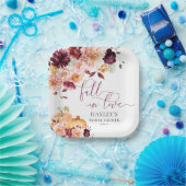 フェイバーガンディ秋インラブオータムブライダルシャワー ペーパープレート (パーティー)