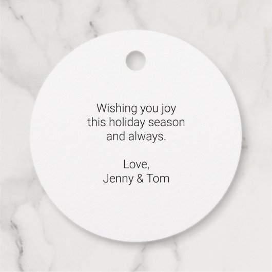 フェイバータグ (裏面)