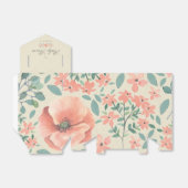 フェイバーボックス |ヴィンテージフローラストーリーブックベビーシャワー (折り畳みなし)