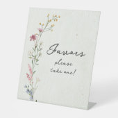 フェイバー 台座サイン (正面)