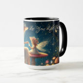 フェイパーソナライズされたアお洒落リーの母と子のマグカップ マグカップ (正面右)