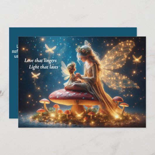 フェイパーソナライズされたアお洒落リー・マザーズ・デイ・カード シーズンカード (正面/裏面)