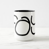 フェイブラックマグ マグカップ (中央)