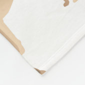 フェイムグレートダーンドッグブリードイラストレーションシルエット フリースブランケット (角)