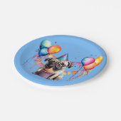 フェイムプグバースデーパーティーお祝い ペーパープレート (アングル)