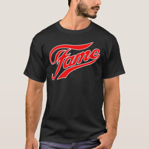 フェイムレトロクラシックセリー80sシャツ tシャツ