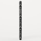 フェイユダマスクパターン黒オングレー Case-Mate iPhoneケース (裏面/右)