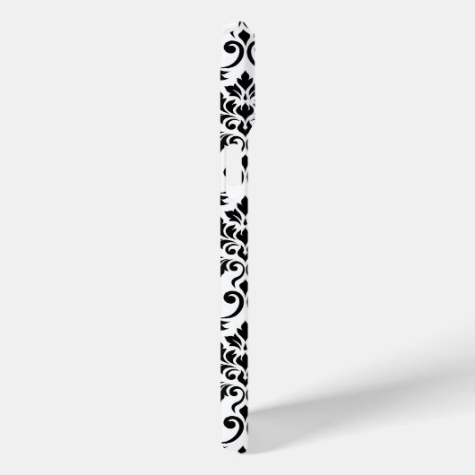 フェイユダマスクパターン黒(白) Case-Mate iPhoneケース (裏面 / 右)