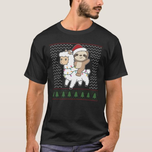 フェイラーラマのクリスマスの醜いクリスマスの動物 Tシャツ (正面)