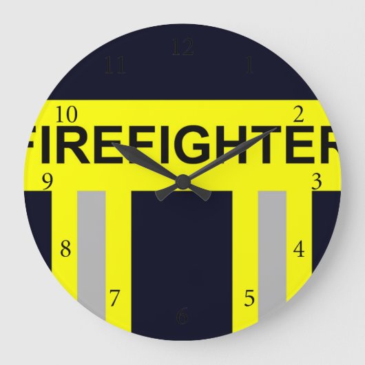 フェイルヴァーシンボルユニフォームブラウグロスワンデュール ラージ壁時計 (正面)