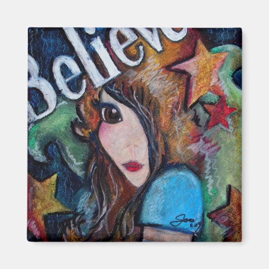 フェイ信じアリー マグネット (正面)