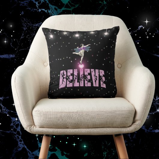 フェイ信じリーハートとスターマジカル感動的 クッション