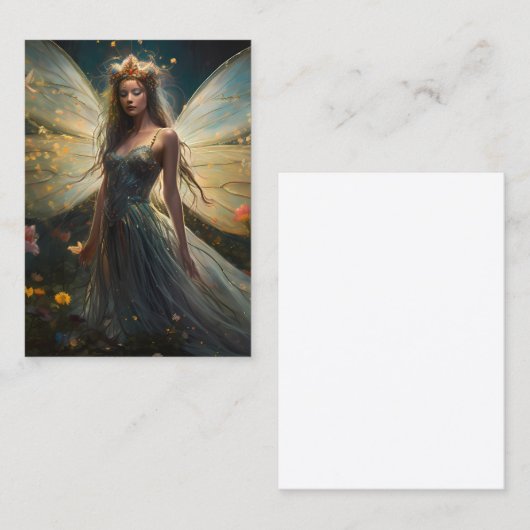 フェイ白熱［赤熱］光を放つアリー写真のリアルな背景 名刺 (正面/裏面)