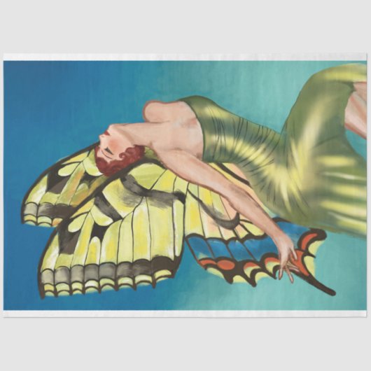 フェイ素晴らしアリーWTフェンダ妖精妖精デコページ 薄葉紙 (正面)