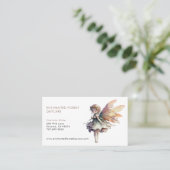 フェイ絵を描アー子供保育園名刺 名刺 (スタンド正面)