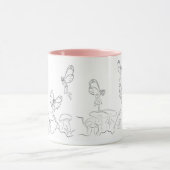 フェイ飛んでいるリーズ… マグカップ (中央)