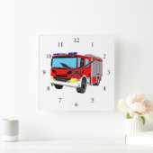 フェウエルヴァラートレーシュファールズーグ スクエア壁時計 (ホーム)