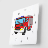 フェウエルヴァラートレーシュファールズーグ スクエア壁時計 (傾斜)