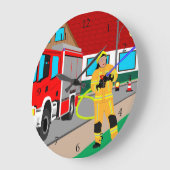 フェウエルヴァーマンイムフェウエルヴァーレイナッツベイムロシェン・グロ ラージ壁時計 (傾斜)