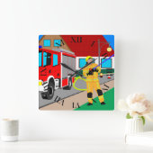 フェウエルヴァーマンイムフェウエルヴァーレイナッツベイムローシェンクア スクエア壁時計 (ホーム)