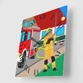 フェウエルヴァーマンイムフェウエルヴァーレイナッツベイムローシェンクア スクエア壁時計 (傾斜)