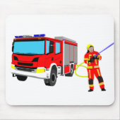 フェウエルヴァーマンウントローシュファーズーグマウスパッド マウスパッド (正面)