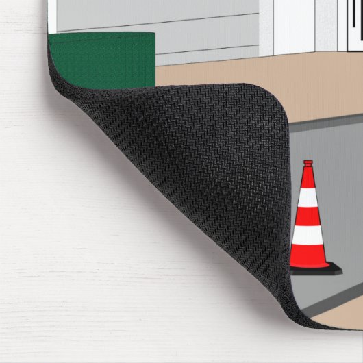 フェウエルヴァーマンローシュトガラーゲンブランド マウスパッド (コーナー)