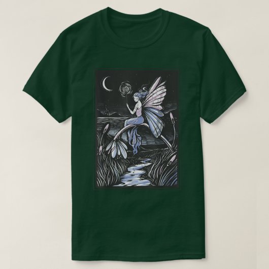 フェコレフェアリーナイトフェアヤコアファンタジー魔法自然 Tシャツ (デザイン正面)
