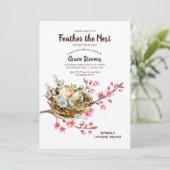フェザネストベビーシャワー招待状 招待状 (スタンド正面)