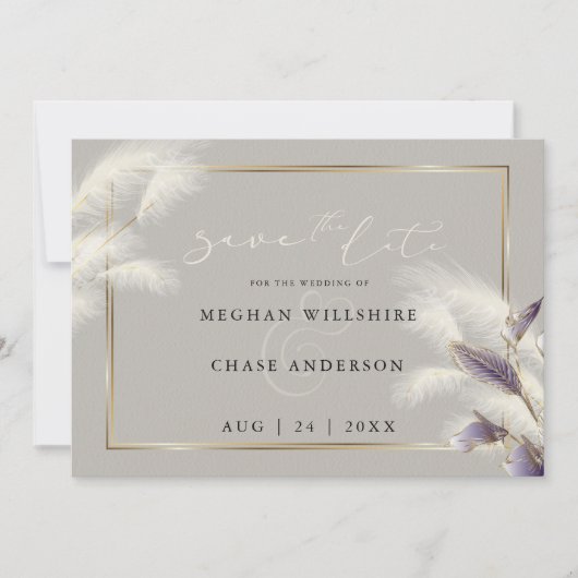 フェザリパンパスグラスアメジストアンスリウム (正面)