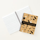 フェザーお洒落砂時計レトロ ノートブック (内部)