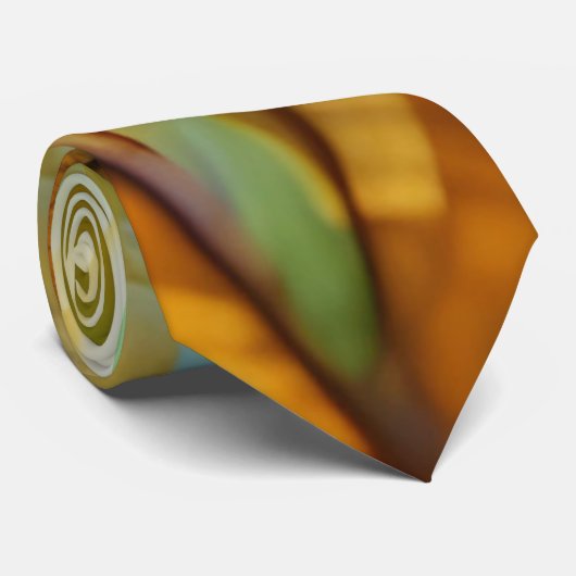 フェザーとリーフ抽象芸術AIアート ネクタイ (ロール)