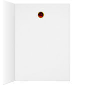 フェザーのクリスマスを持つロマンチックな白黒 (内側 (右))