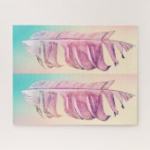 フェザーアートファンキーカラフル ジグソーパズル (横)