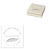 フェザーエレガントペンカスタムライブラリのライブラリの本 ラバースタンプ (押印)