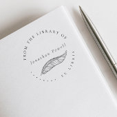 フェザーエレガントペンカスタムライブラリのライブラリの本 ラバースタンプ