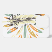 フェザーサウスウエストウォリアーインディアントライバル iPhoneケース (裏面横)