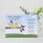 フェザーザネストブライダルシャワーの招待 招待状 (スタンド正面)